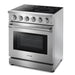 THOR Kitchen Package - 30" Electric Range, Range Hood, Refrigerator with Water and Ice Dispenser, Dishwasher