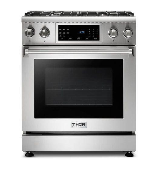 THOR Kitchen Package - 30" Gas Range, Range Hood, Microwave, AP-TRG3001-C-4