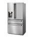 THOR Kitchen Package - 30" Gas Range, Range Hood, Refrigerator with Water and Ice Dispenser, Dishwasher, Wine Cooler, AP-ARG30-W-8