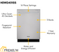 THOR Kitchen Package - 30" Gas Range, Range Hood, Refrigerator with Water and Ice Dispenser, Dishwasher, Wine Cooler, AP-TRG3001-W-8