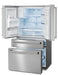 THOR Kitchen Package - 30 In. Gas Range, Range Hood, Refrigerator with Water and Ice Dispenser, Dishwasher, AP-TRG3001LP-C-7