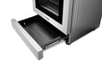 THOR Kitchen Package - 30 In. Propane Gas Range, Range Hood, Refrigerator with Water and Ice Dispenser, Dishwasher, AP-TRG3001LP-W-7