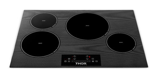 THOR Kitchen Package - 30" Induction Cooktop, Range Hood, Microwave, Refrigerator, Dishwasher, AP-TIH30-W-5