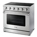 THOR Kitchen Package 36" Electric Range and Range Hood, AP-HRE3601-C