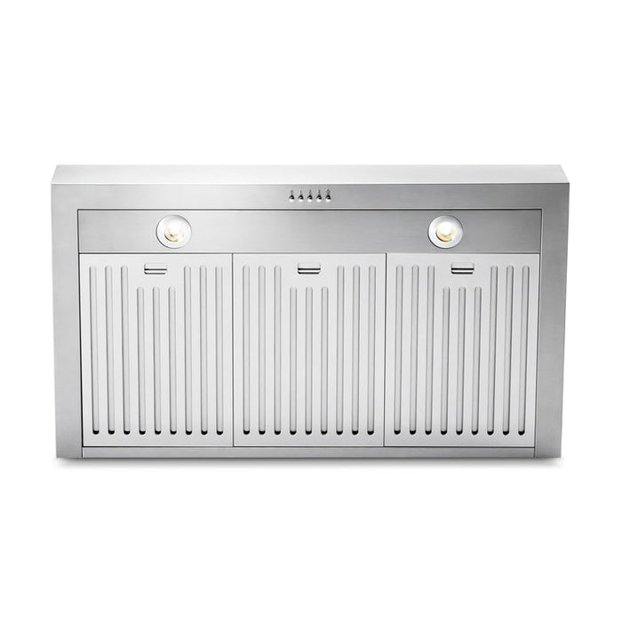 THOR Kitchen Package - 36" Electric Range, Range Hood, Microwave, AP-ARE36-W-4