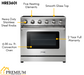 THOR Kitchen Package - 36" Electric Range, Range Hood, Microwave, AP-HRE3601-C-4