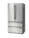 THOR Kitchen Package - 36" Electric Range, Range Hood, Microwave, Refrigerator, Dishwasher,AP-ARE36-W-5