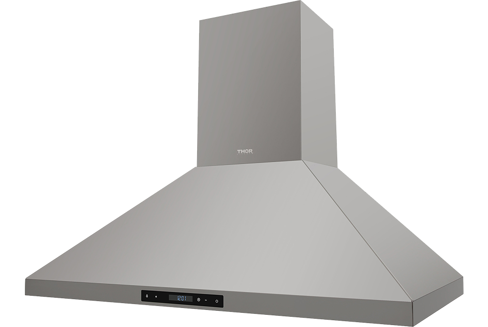 THOR Kitchen Package - 36" Gas Range, Range Hood, Refrigerator with Water and Ice Dispenser, Dishwasher, AP-LRG3601U-10