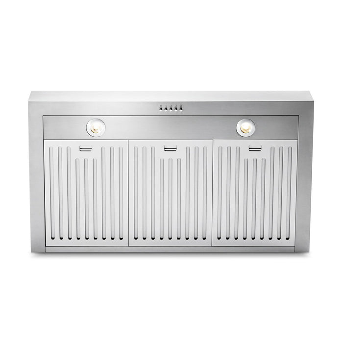 THOR Kitchen Package - 36" Gas Range, Range Hood, Refrigerator with Water and Ice Dispenser, Dishwasher, AP-LRG3601U-W-7