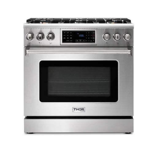 THOR Kitchen Package - 36" Gas Range, Refrigerator, Dishwasher, AP-TRG3601-2