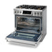 THOR Kitchen Package - 36" Gas Range, Refrigerator with Water and Ice Dispenser, Dishwasher, AP-TRG3601-9