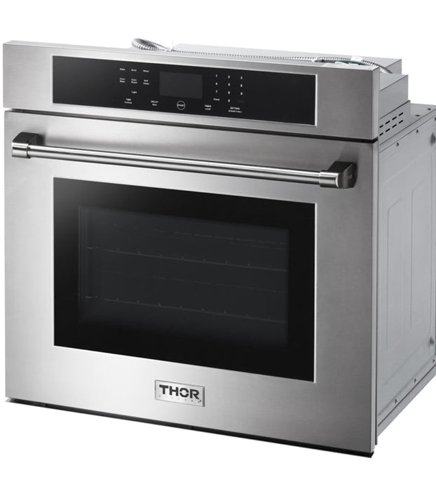 THOR Kitchen Package - 36" Gas Rangetop, Range Hood, Wall Oven, Refrigerator, Dishwasher, Microwave, AP-HRT3618U-5