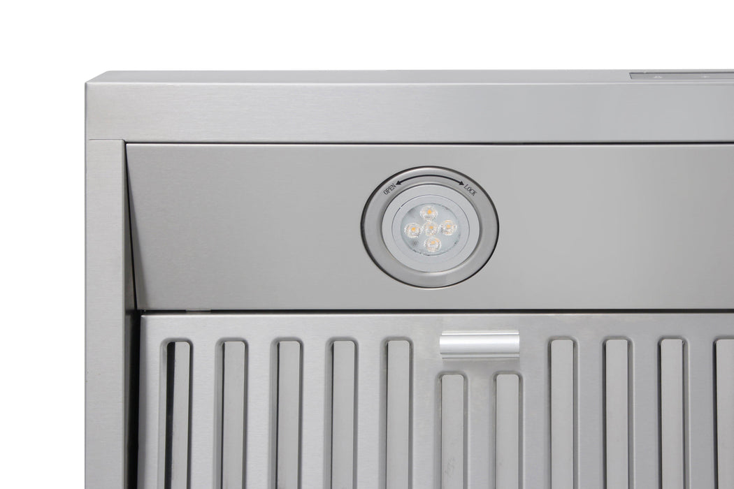 THOR Kitchen Package - 36" Gas Rangetop, Range Hood, Wall Oven, Refrigerator with Water and Ice Dispenser, Dishwasher, AP-HRT3618U-6