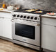 THOR Kitchen Package 36 Inch Gas Range, Range Hood, AP-LRG3601U-W