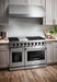 THOR Kitchen Package - 48" Gas Range, Dishwasher, Refrigerator with Water and Ice Dispenser, AP-LRG4807U-9
