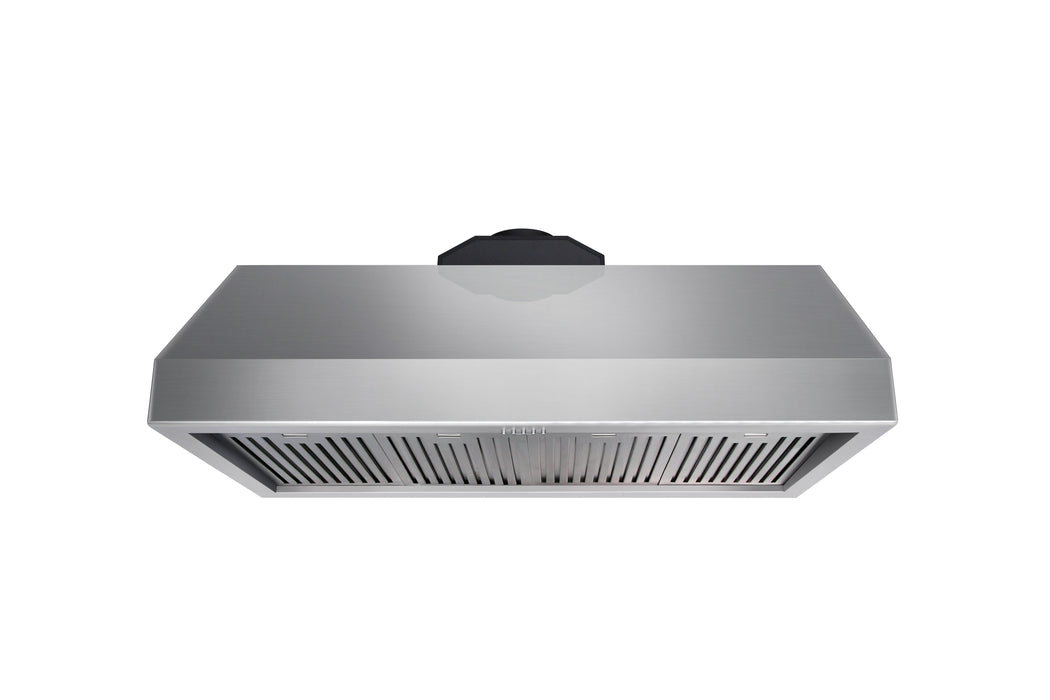 THOR Kitchen Package - 48" Gas Range, Range Hood, Dishwasher, Refrigerator with Water and Ice Dispenser, AP-LRG4807U-10