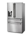 THOR Kitchen Package 48" Gas Range, Range Hood, Refrigerator with Water and Ice Dispenser, Dishwasher, Microwave, AP-HRG4808U-13