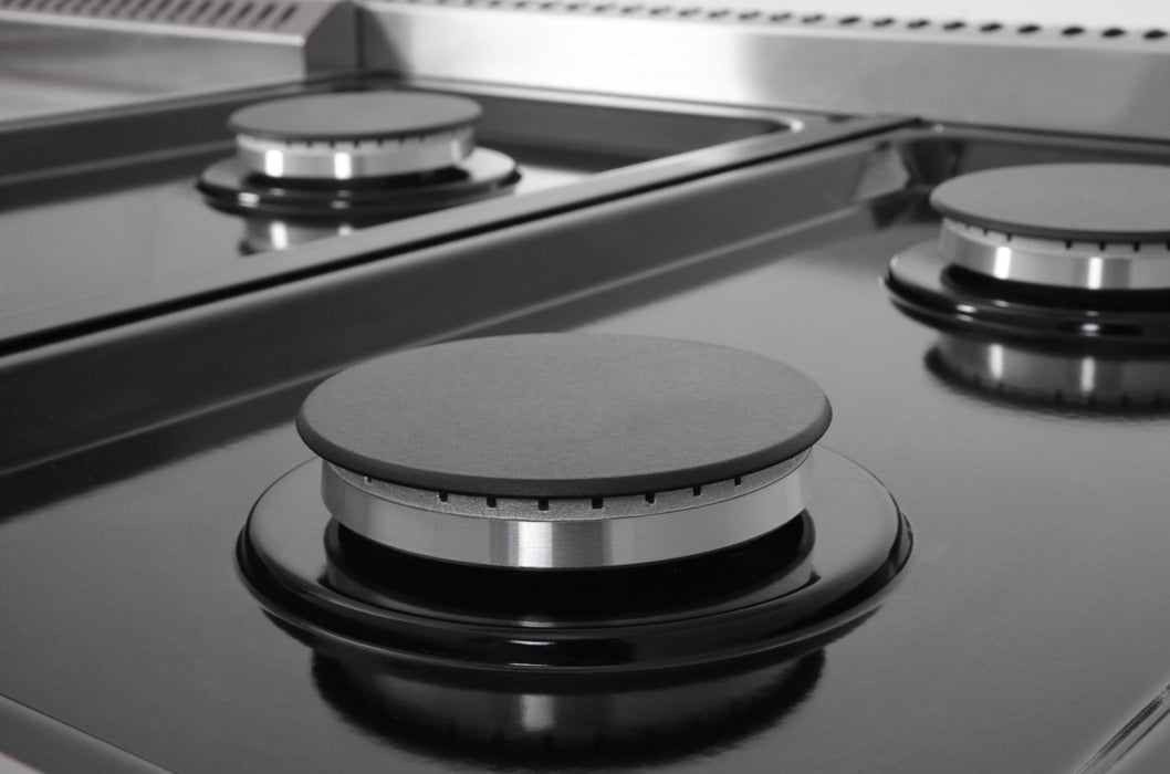 THOR Kitchen Package - 48" Gas Range, Wall Mount Range Hood, AP-LRG4807U-W