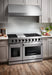 THOR Kitchen Package - 48" Propane Gas Range, Range Hood, Dishwasher, Refrigerator with Water and Ice Dispenser, Microwave, AP-LRG4807ULP-13