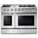 THOR Kitchen Package - 48" Propane Gas Range, Range Hood, Microwave - Stainless Steel Knobs, AP-HRG4808ULP-5