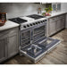 THOR Kitchen Package - 48" Propane Gas Range, Wall Mount Range Hood, AP-LRG4807ULP-W