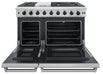 THOR Kitchen Package - 48" Propane Gas Range, Wall Mount Range Hood, AP-LRG4807ULP-W