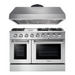 THOR Kitchen Package - Professional 48" Gas Range, Range Hood, AP-HRG4808U