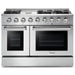 THOR Kitchen Package - Professional 48" Propane Gas Range, Range Hood, AP-HRG4808ULP-W