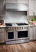 THOR Kitchen Package - Professional 48" Propane Gas Range, Range Hood, AP-HRG4808ULP-W