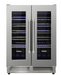 THOR Package - 30" Gas Range, Range Hood, Microwave, Refrigerator with Water & Ice Dispenser, Dishwasher, Wine Cooler