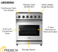 THOR Package - 30" Propane Gas Range, Range Hood, Microwave, Refrigerator, Dishwasher, Wine Cooler