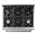 THOR Package - 36" Propane Dual Fuel Range, Range Hood, Microwave, Refrigerator, Dishwasher, Wine Cooler