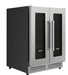 THOR Package - 48" Propane Gas Range, Range Hood, Refrigerator with Water & Ice Dispenser, Dishwasher, Wine Cooler, Microwave