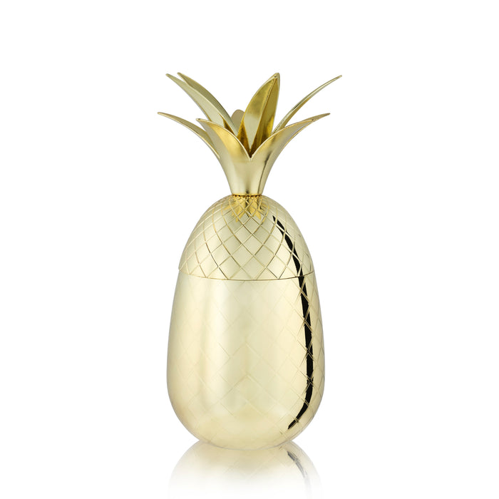 Pacific Pineapple Tumbler in Gold