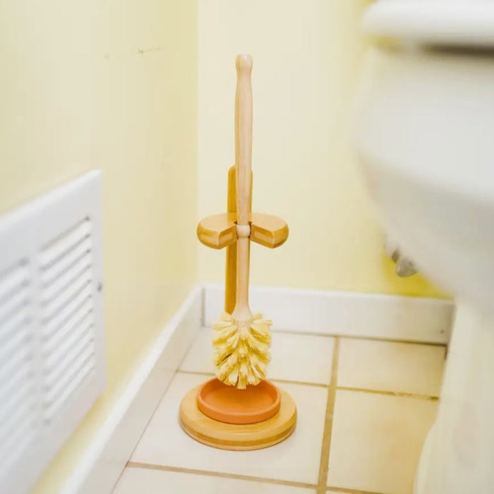 Toilet Brush Cleaner & Stand