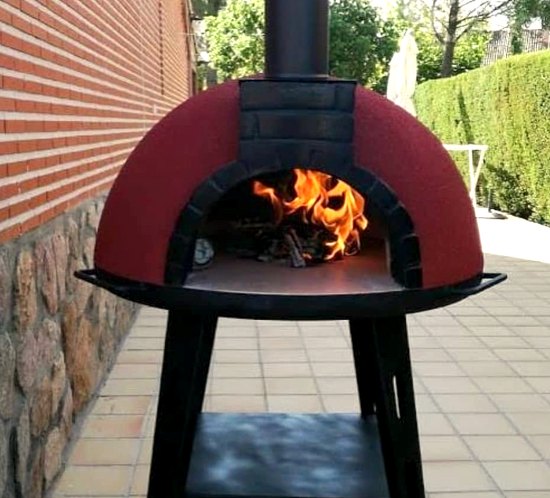 Portable Wood Fired Brick Pizza Oven - Tonío