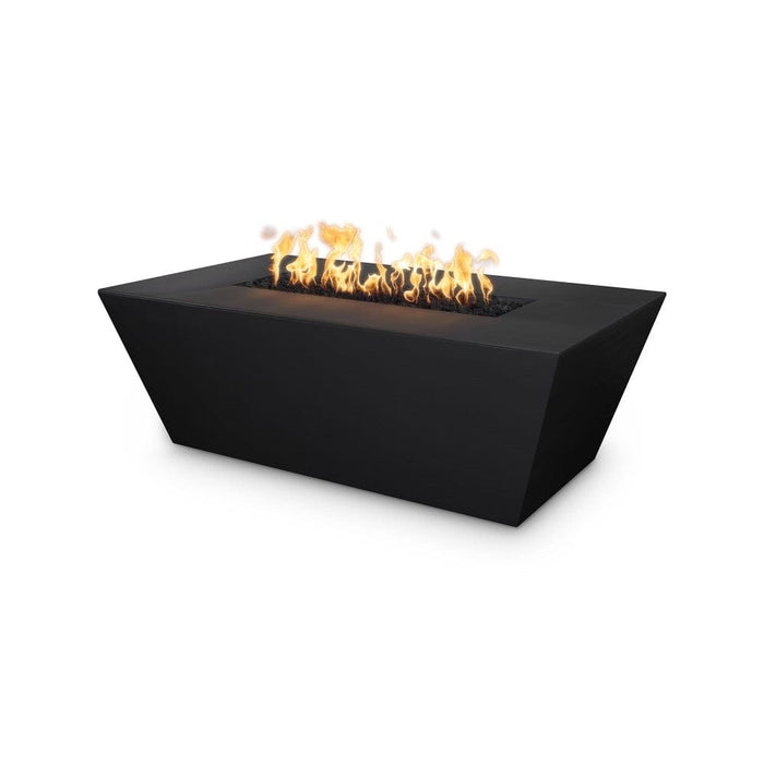 Top Fires Angelus 60-Inch Rectangular GFRC Gas Fire Pit Table - Electronic