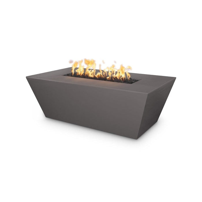 Top Fires Angelus 60-Inch Rectangular GFRC Gas Fire Pit Table - Flame Sense