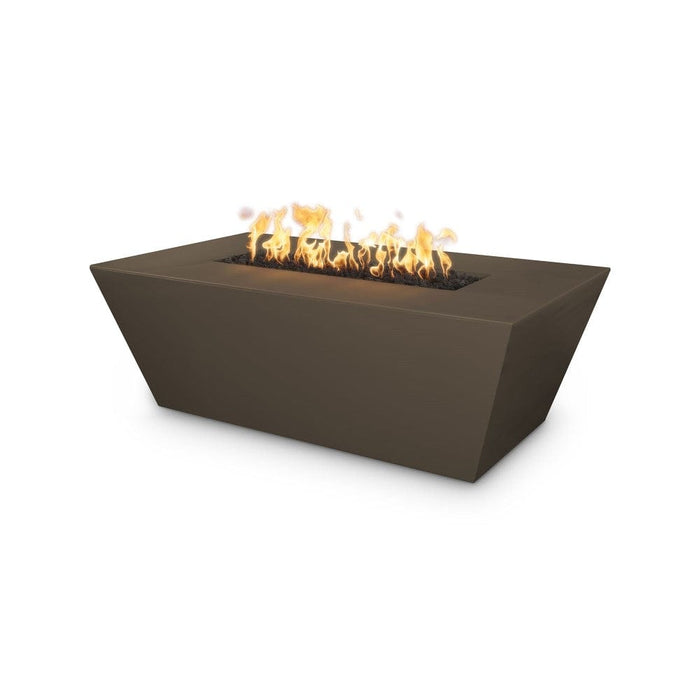 Top Fires Angelus 60-Inch Rectangular GFRC Gas Fire Pit Table - Flame Sense