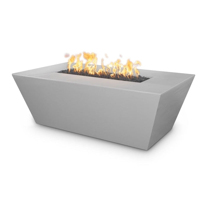 Top Fires Angelus 60-Inch Rectangular GFRC Gas Fire Pit Table - Flame Sense