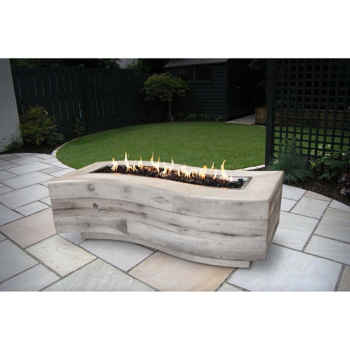 Top Fires Big Sur GFRC Gas Fire Pit - Match Lit