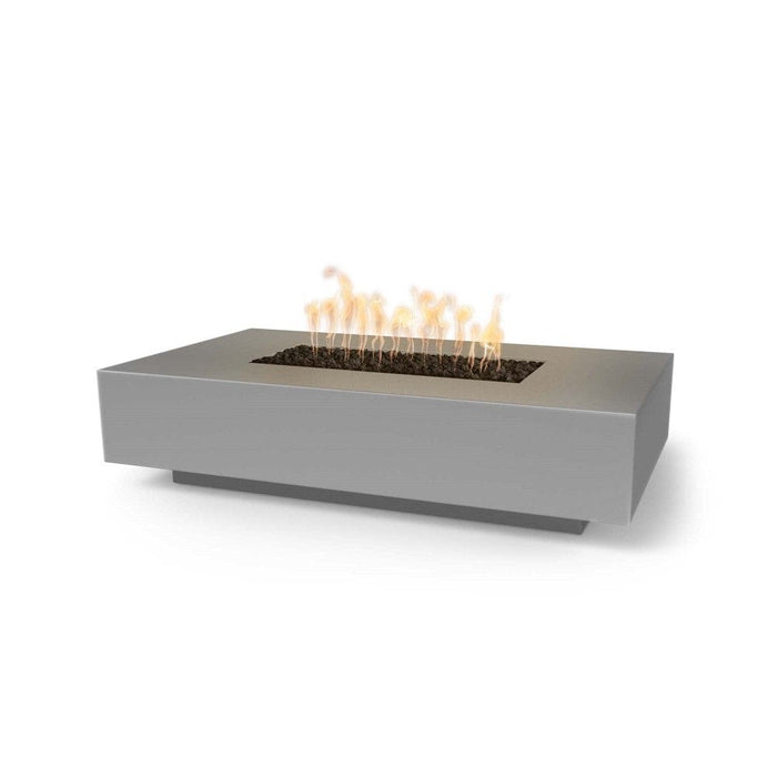 Top Fires Cabo 56-Inch Rectangular GFRC Gas Fire Pit Table - Electronic