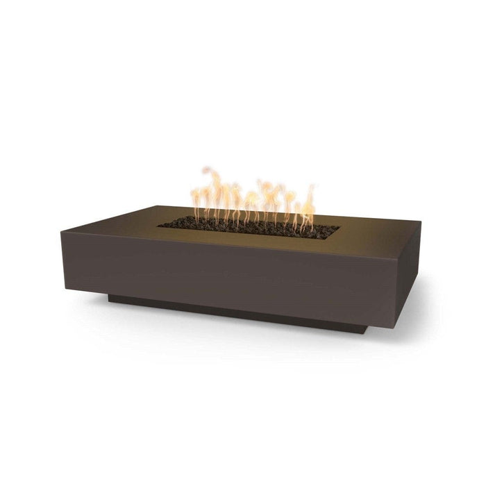 Top Fires Cabo 56-Inch Rectangular GFRC Gas Fire Pit Table - Flame Sense