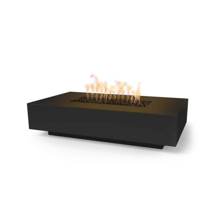 Top Fires Cabo 66-Inch Rectangular GFRC Gas Fire Pit Table - Electronic