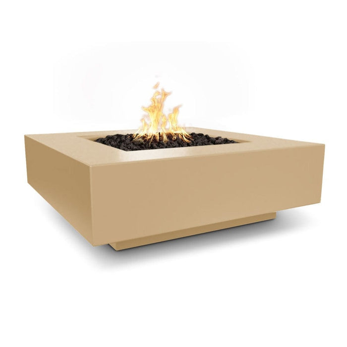 Top Fires Cabo Square GFRC Gas Fire Pit Table - Electronic