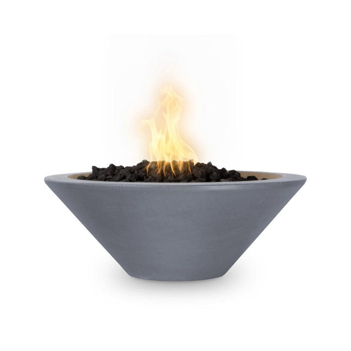 Top Fires Cazo 24-Inch Round Concrete Gas Fire Bowl - Match Lit (OPT-24RFO)