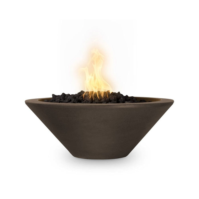 Top Fires Cazo 24-Inch Round Concrete Gas Fire Bowl - Match Lit (OPT-24RFO)