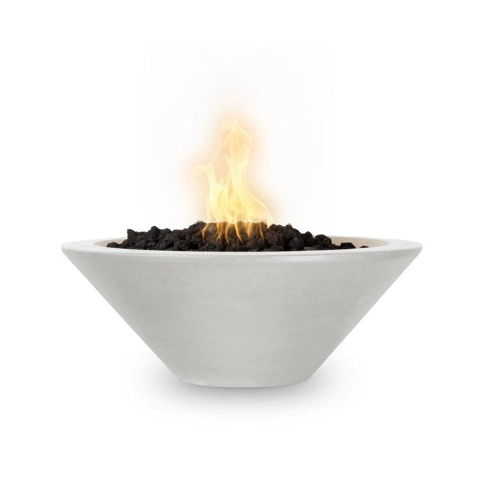 Top Fires Cazo 24-Inch Round Concrete Gas Fire Bowl - Match Lit (OPT-24RFO)