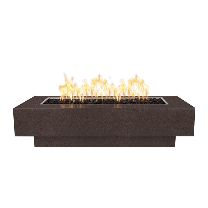 Top Fires Coronado 15-Inch Tall Powder Coated Steel Gas Fire Pit - Match Lit