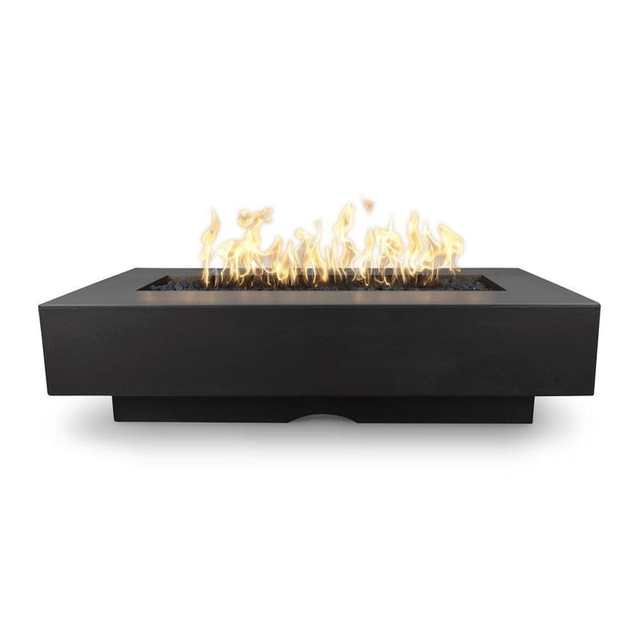 Top Fires Del Mar 60-Inch Rectangular GFRC Gas Fire Pit - Electronic